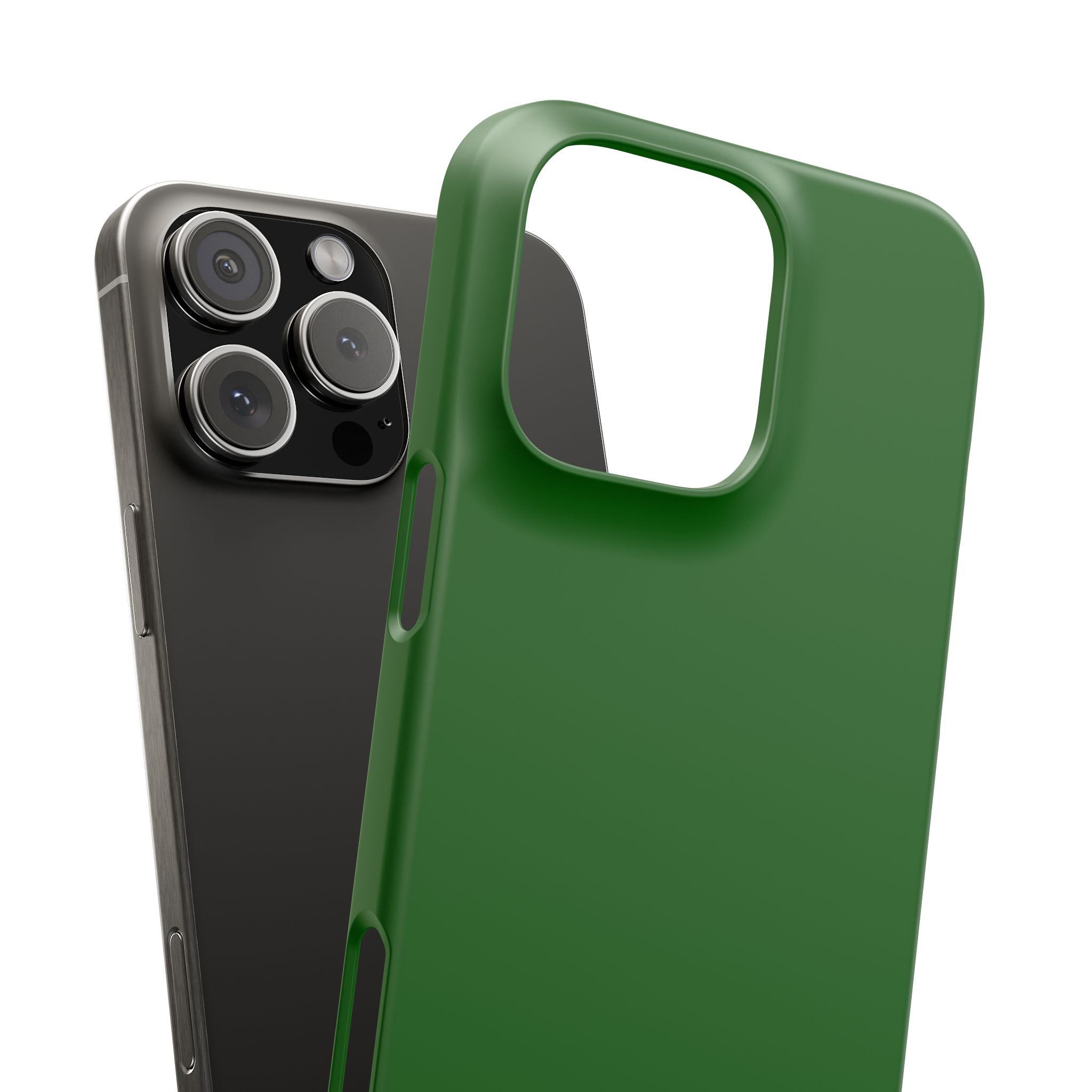 Dark Green iPhone 16 - Slim Phone Case