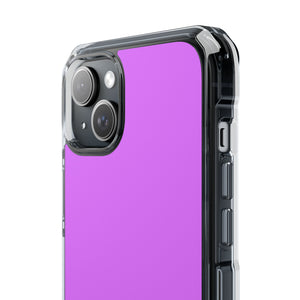 Heliotrope Hue | Handyhülle für iPhone (Clear Impact Case – magnetisch) 