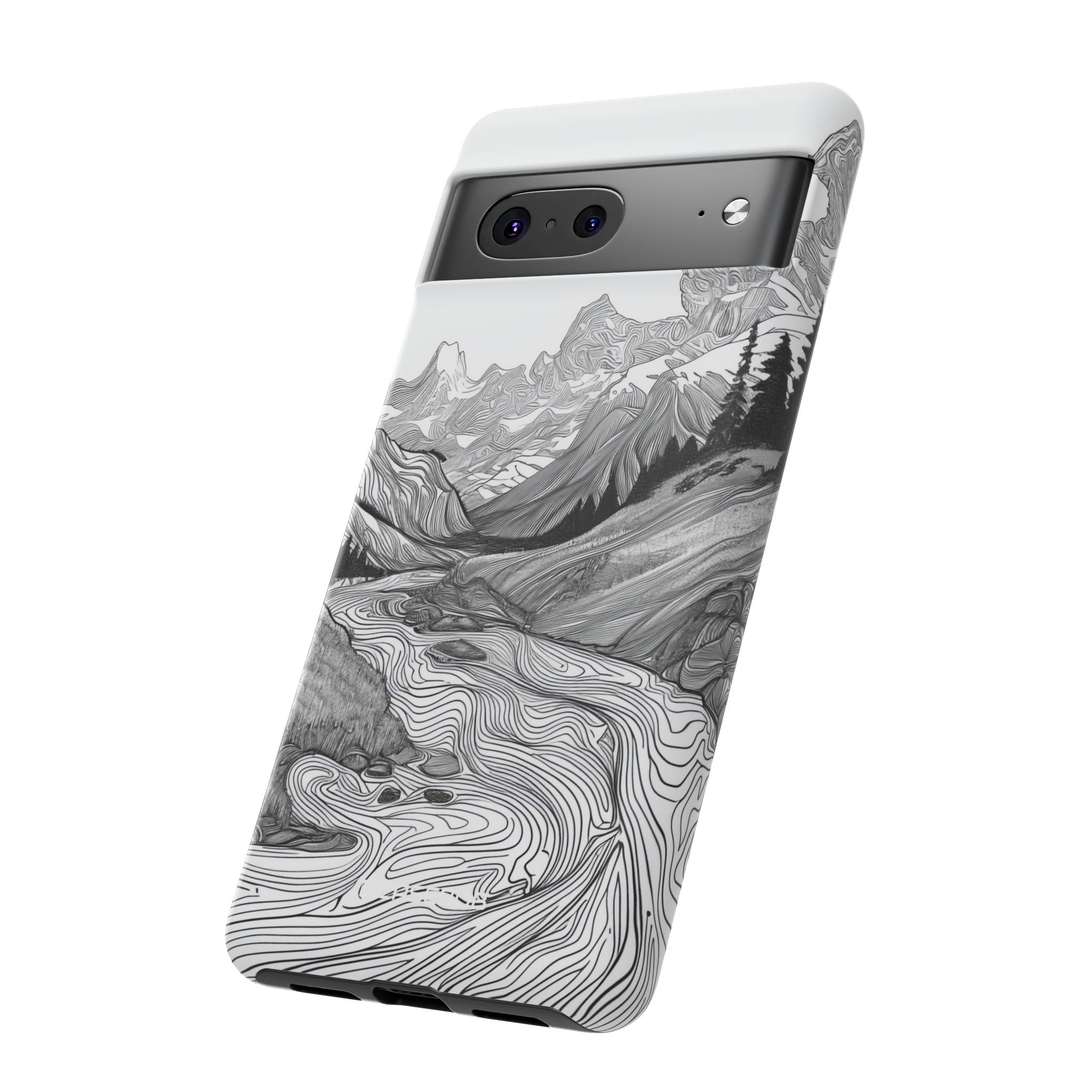 Monochrome Serenity - Phone Case for Google Pixel