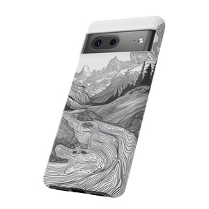 Monochrome Serenity | Protective Phone Case for Google Pixel