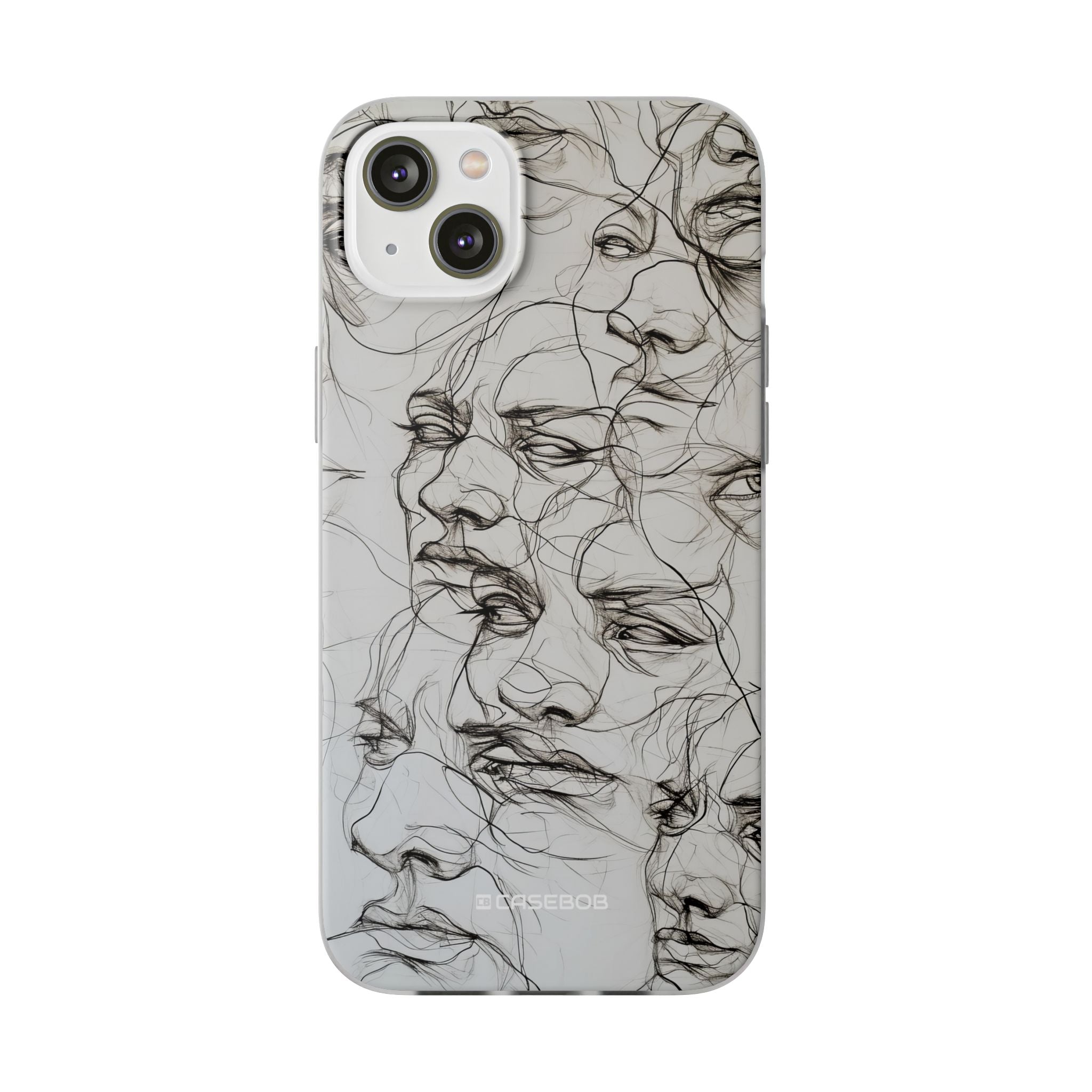 Ethereal Faces | Flexible Phone Case for iPhone