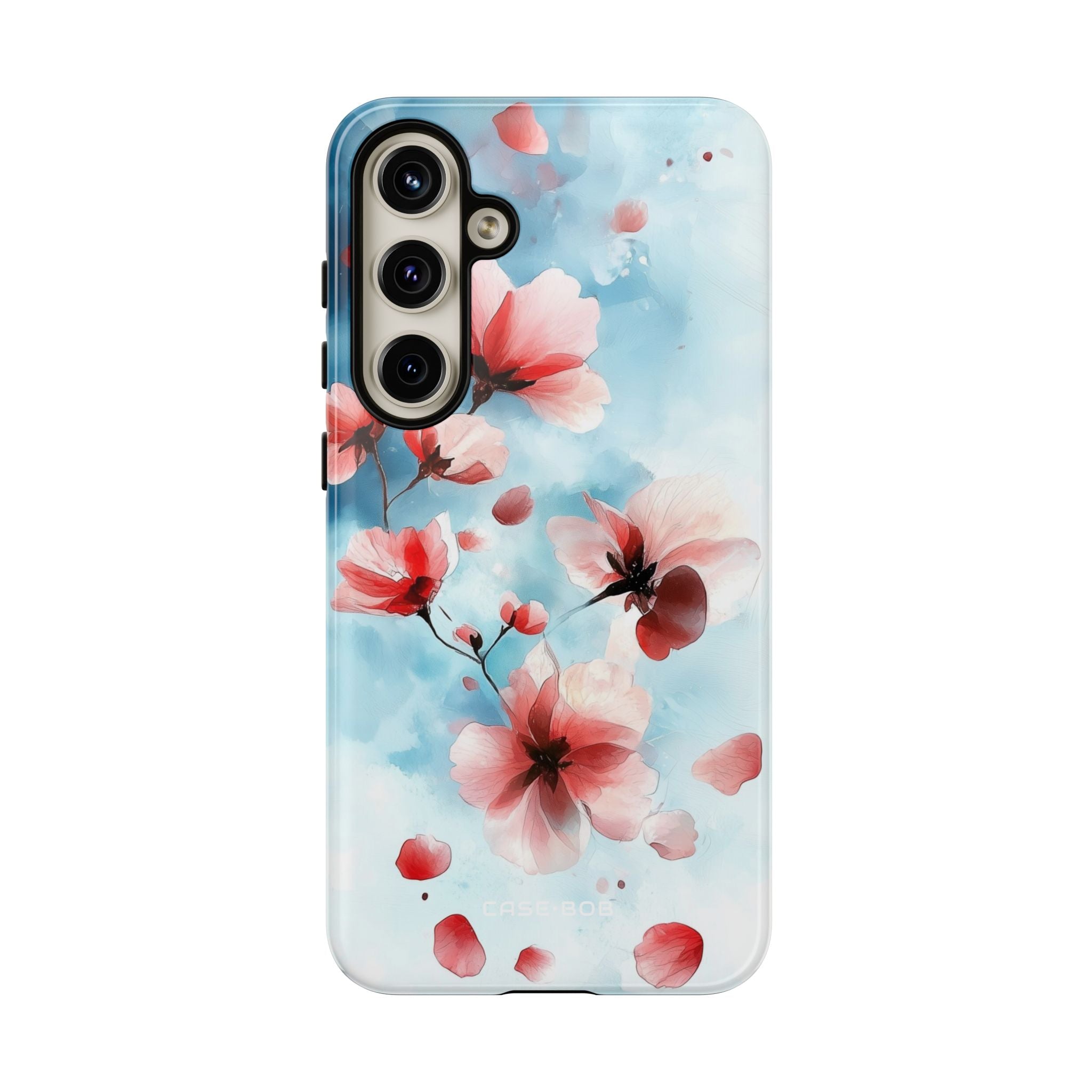 Pink Blossom Drift Samsung S24 Plus Case - Tough
