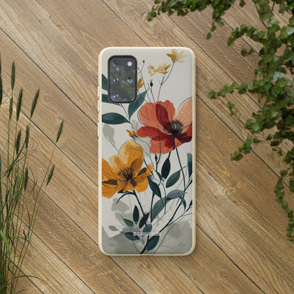 Serene Floral Harmony | Biodegradable Phone Case