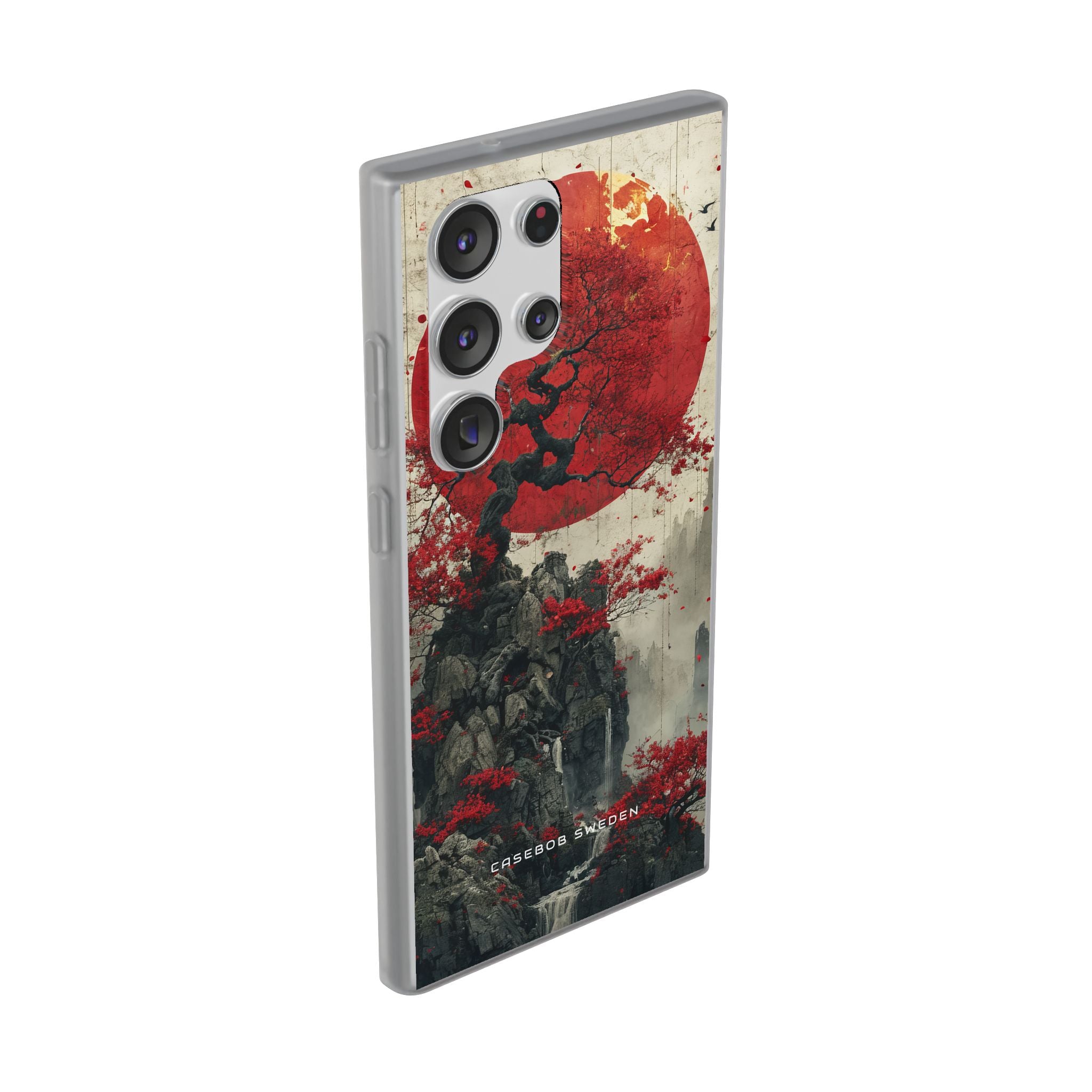 Zen Serenity in Red Harmony Samsung S23 - Flexi Phone Case