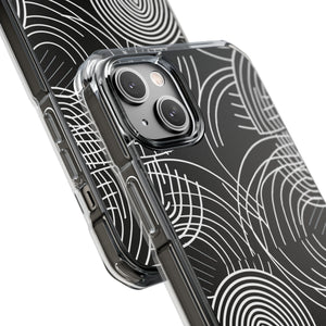 Kompliziertes Labyrinth – Handyhülle für iPhone (Clear Impact – Magnetisch) 