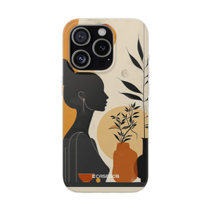 Modern Silhouette Tranquility | Flexible Phone Case for iPhone