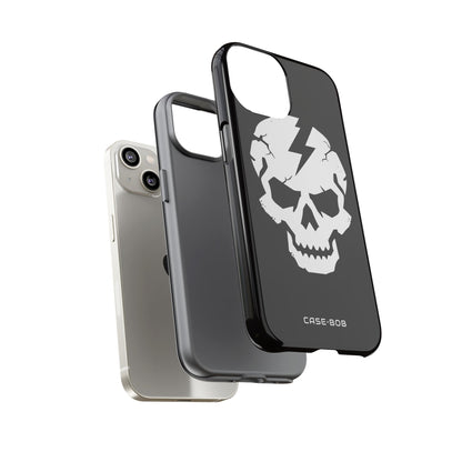 Lightning Skull iPhone 14 Case - Tough