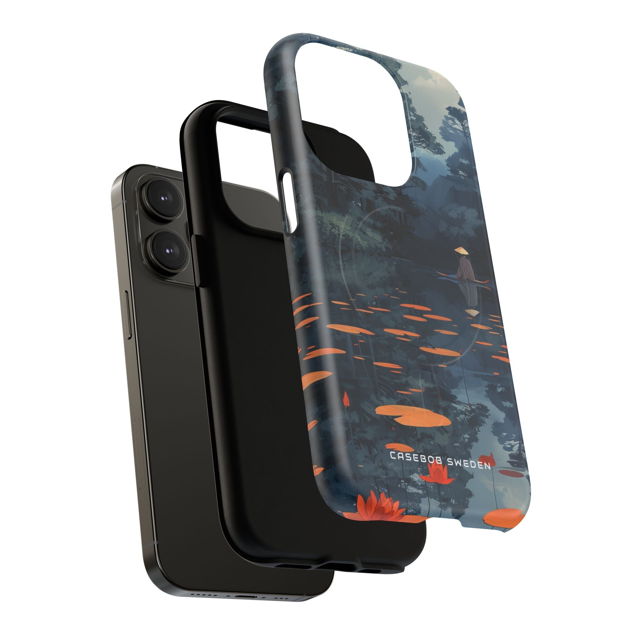 Tranquil Lotus Reflections iPhone 14 | Tough+ Phone Case