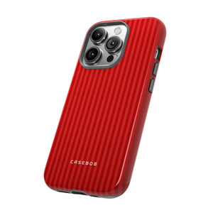 Red Stripes - Protective Phone Case