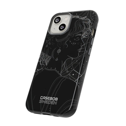 Celestial Bloom Silhouette iPhone 14 - Tough