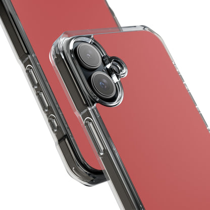 Indian Red iPhone 16 - Clear Impact Phone Case