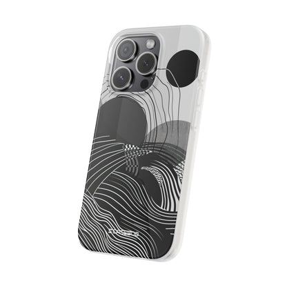 Monochrome Dynamics | Flexible Phone Case for iPhone