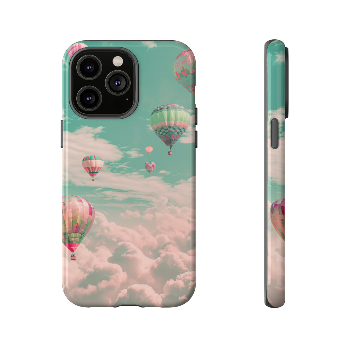 Skyward Balloons: Pastel Journey - Protective Phone Case