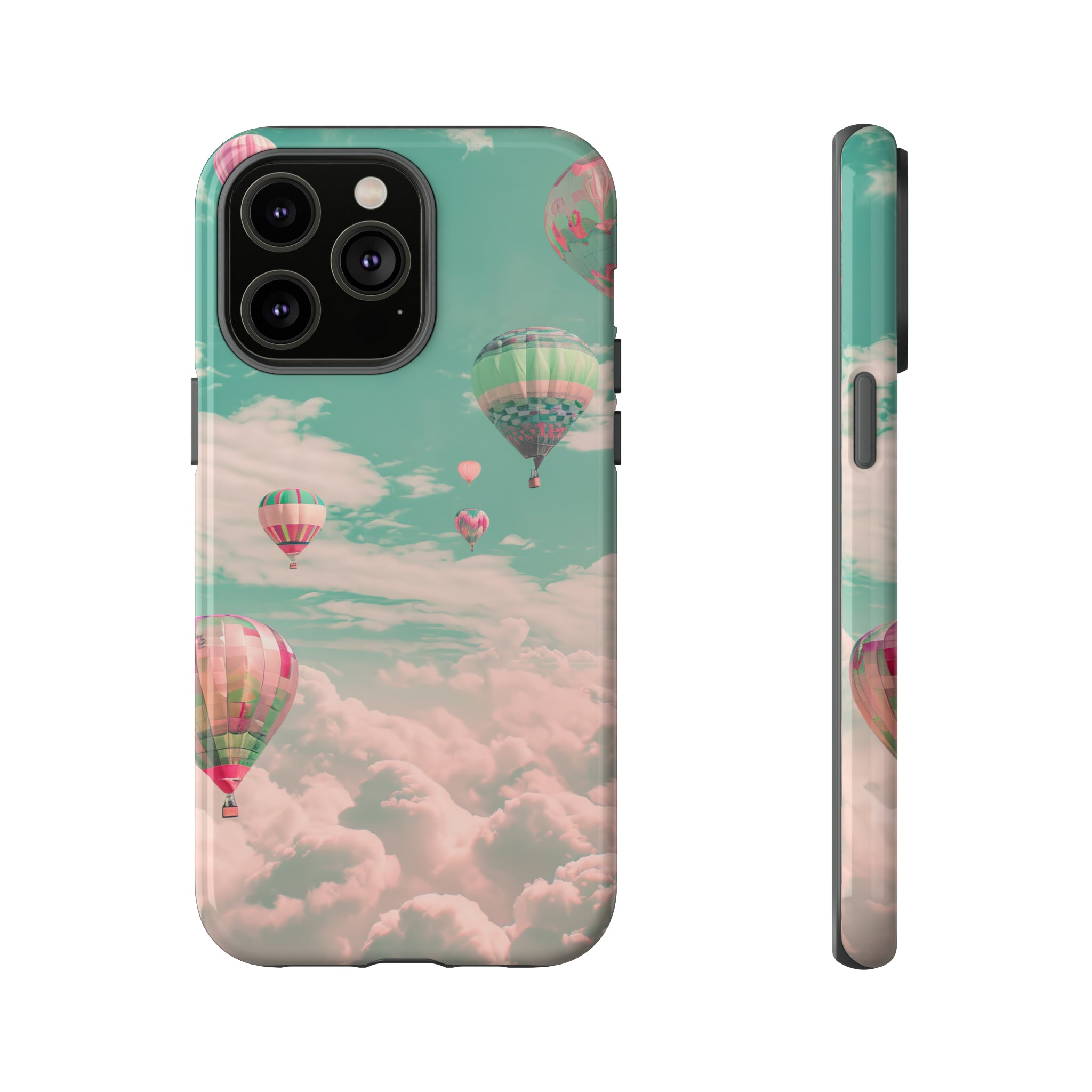 Skyward Balloons: Pastel Journey - Protective Phone Case