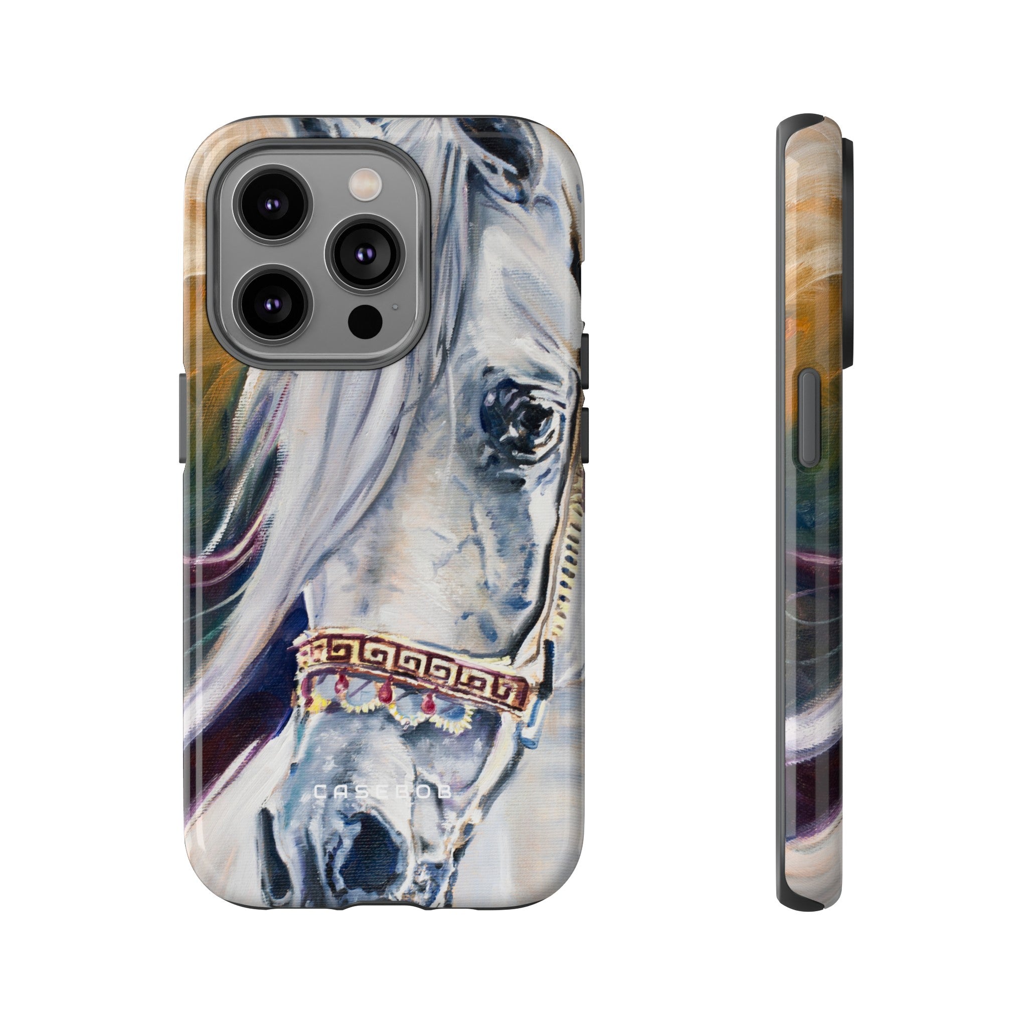 White Arabian - Protective Phone Case