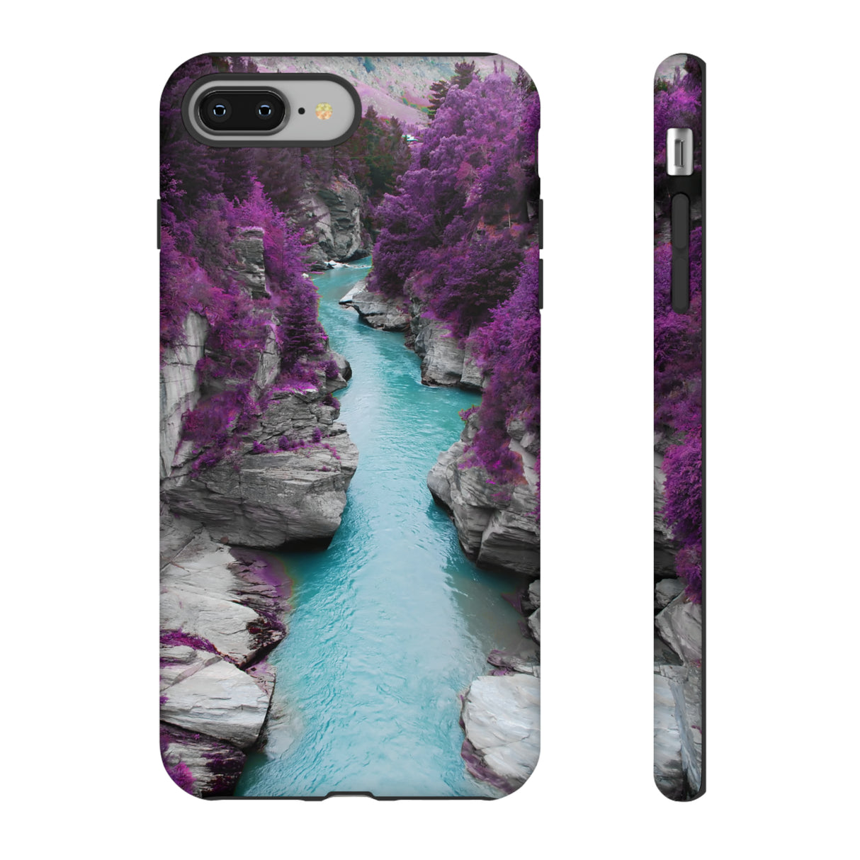 Purple Pine Forest - Protective Phone Case