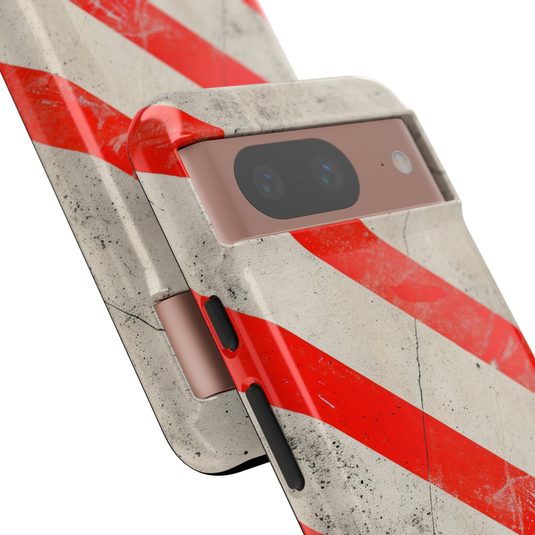 Crimson Line Minimalism - Protective Phone Case