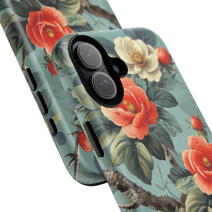 Vintage Floral Romance iPhone 16 | Tough+ Phone Case