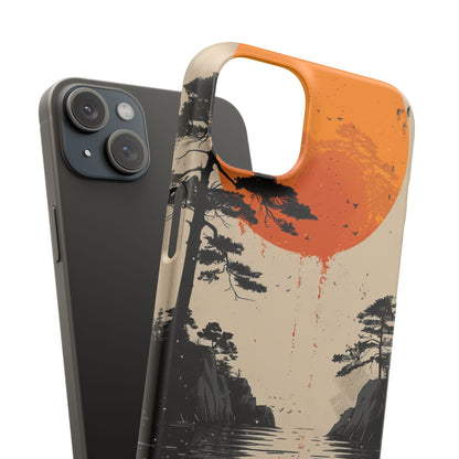 Zen Serenity Sunscape iPhone 15 - Slim Phone Case