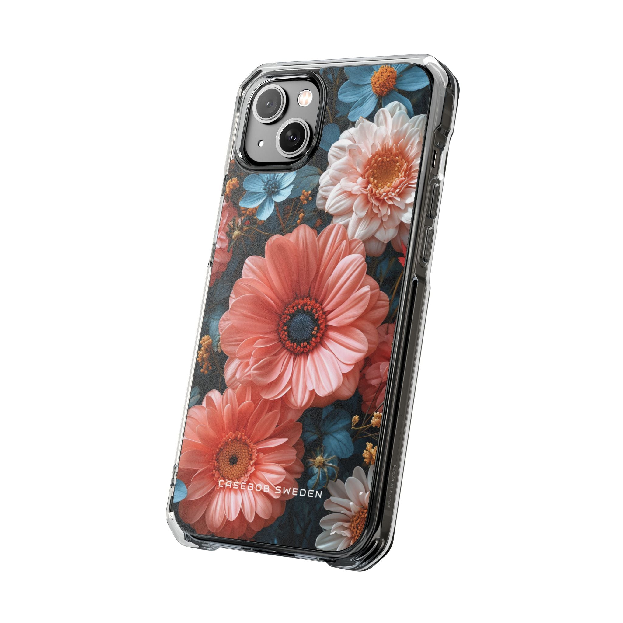 Surreal Floral Harmony iPhone 14 - Clear Impact Phone Case