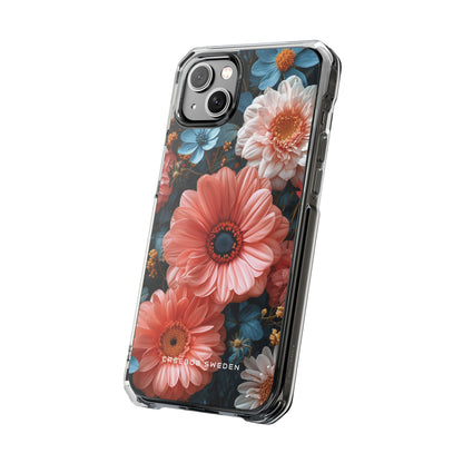 Surreal Floral Harmony iPhone 14 - Clear Impact Phone Case