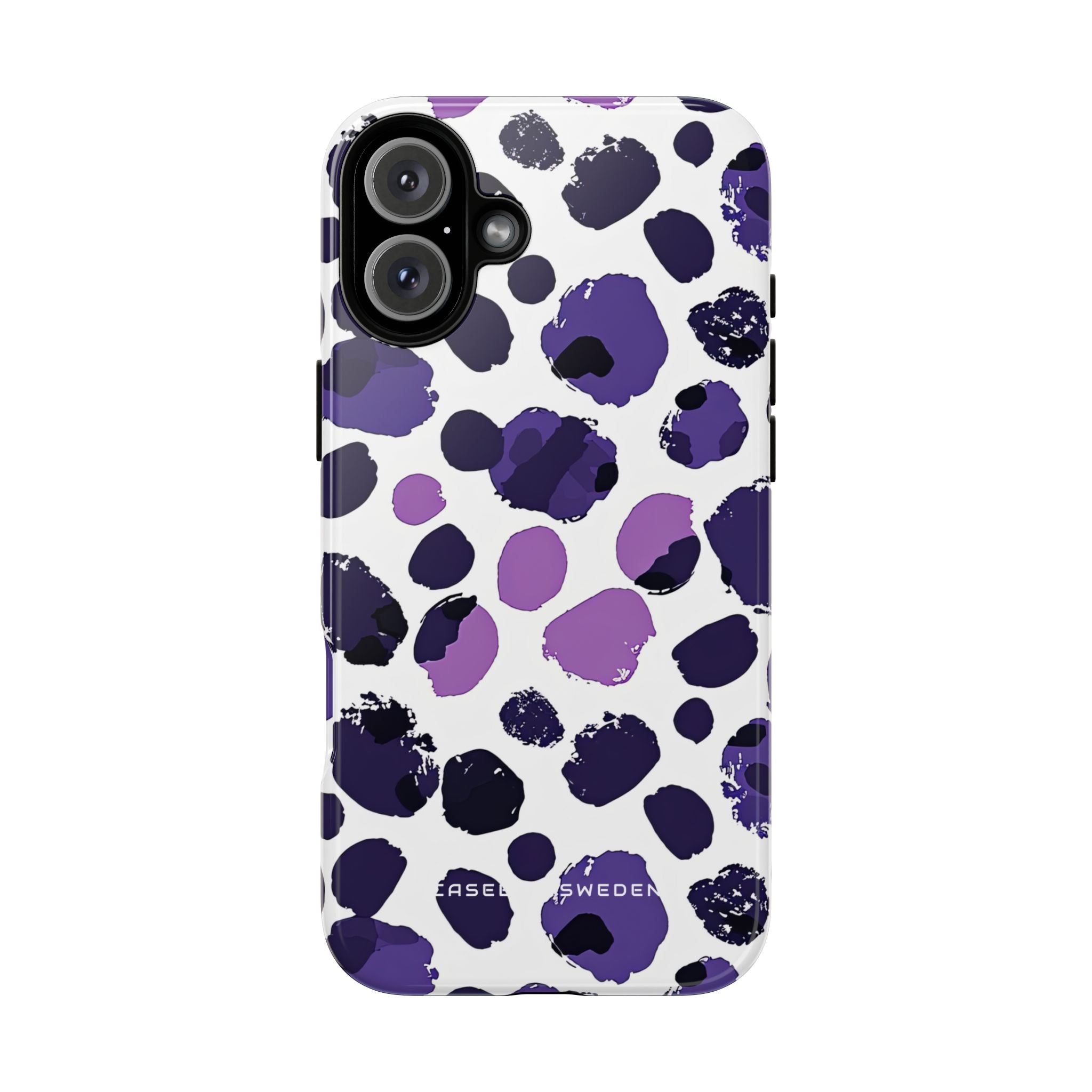 Purple Inkblots iPhone 16 - Tough Phone Case