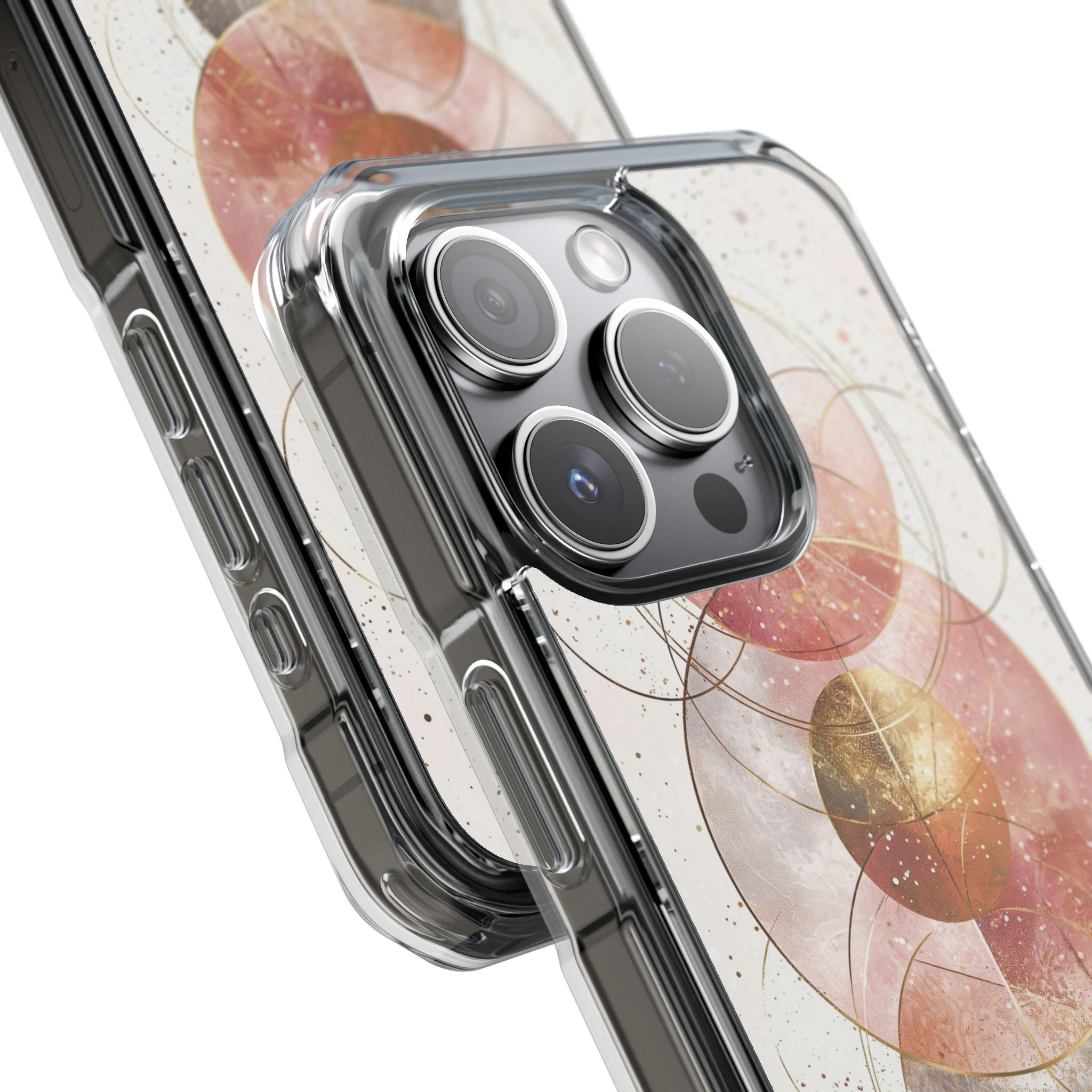 Circle Envelops Light iPhone Case - Impact