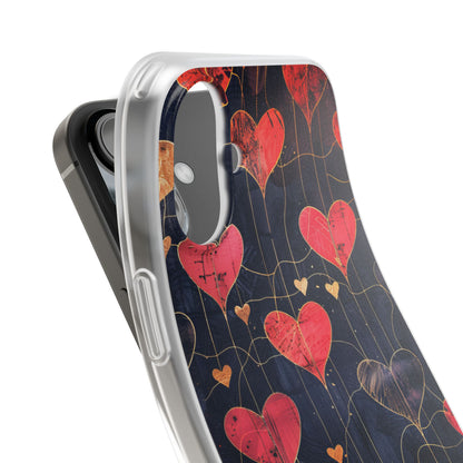 Golden Hearts Network iPhone 16 Plus Case - Soft