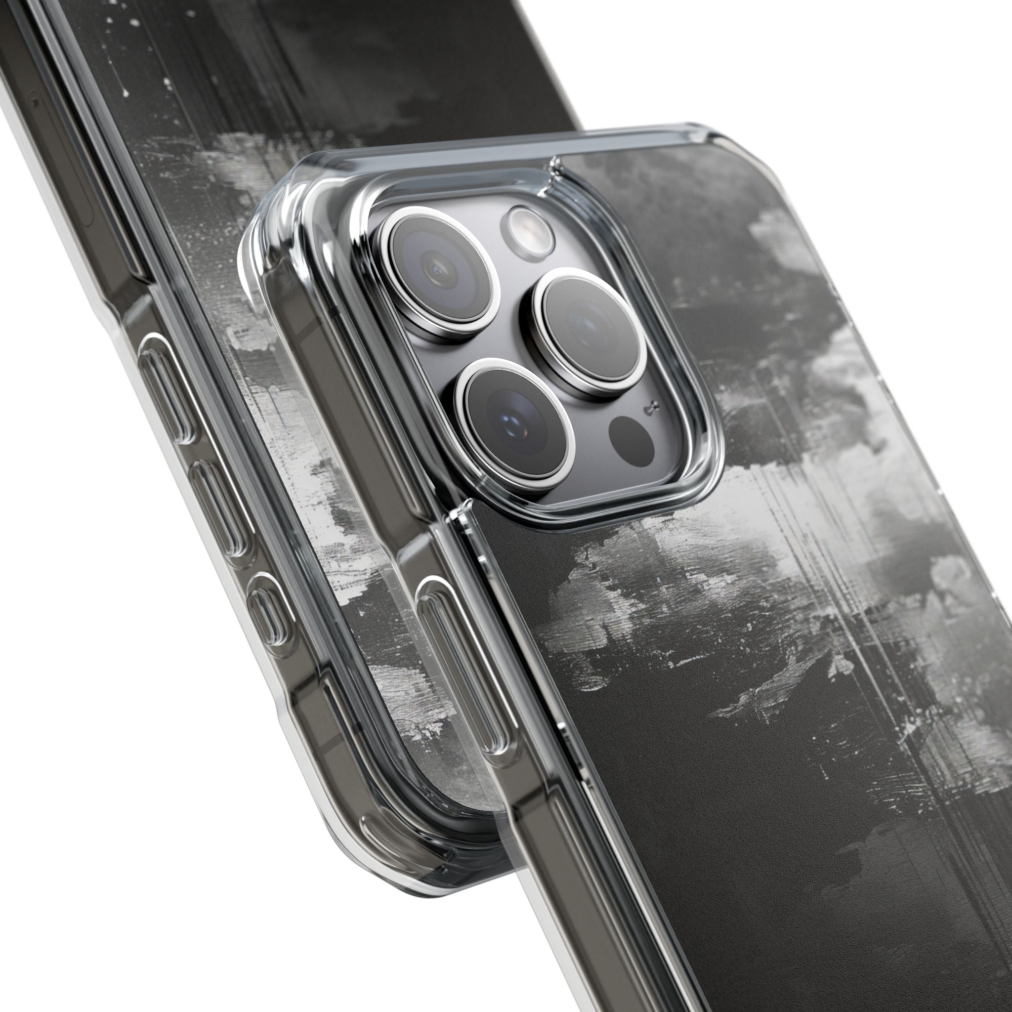 Urban Grit Aesthetic iPhone 15 - Clear Impact Phone Case