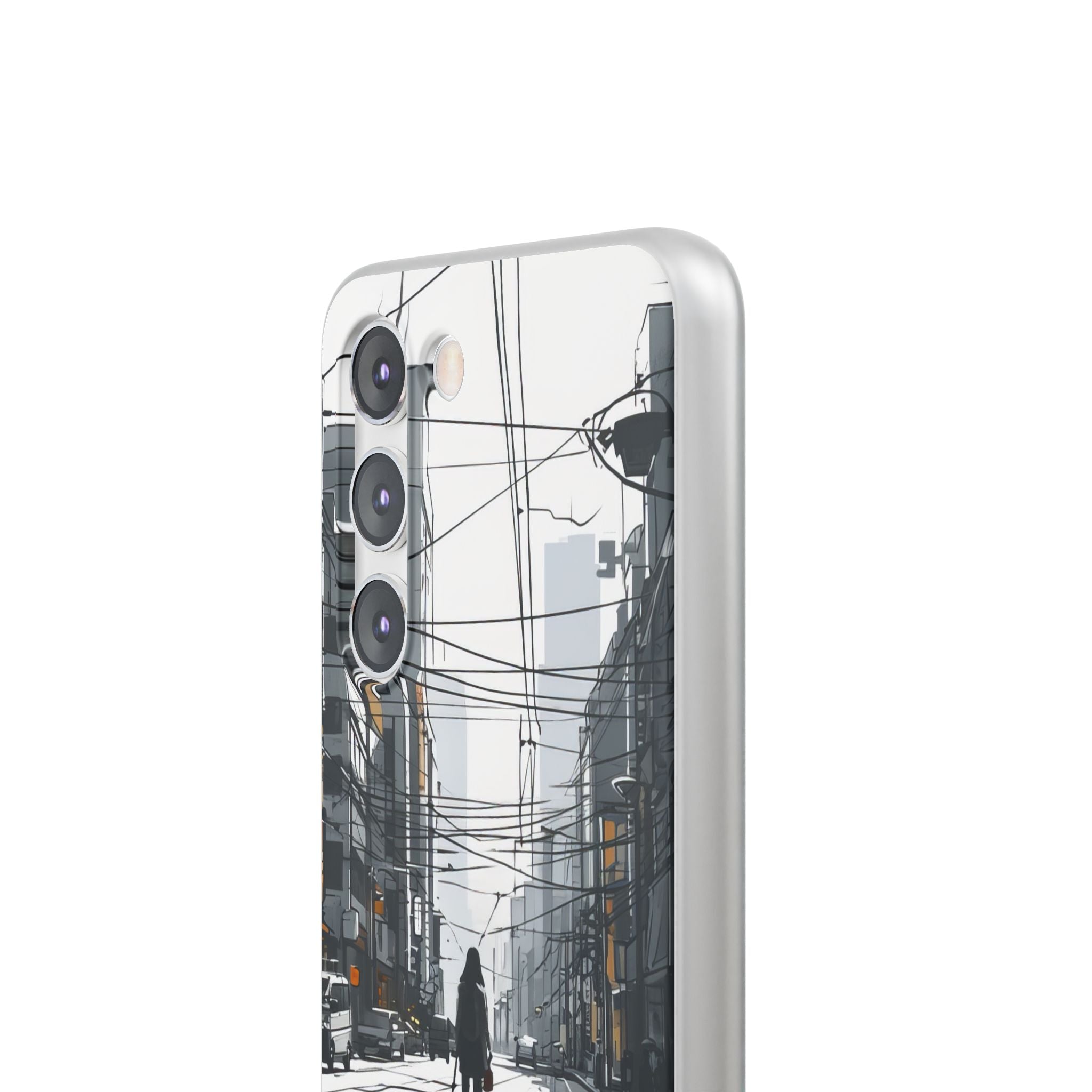 Urban Noir Streetscape Samsung S23 - Flexi Phone Case