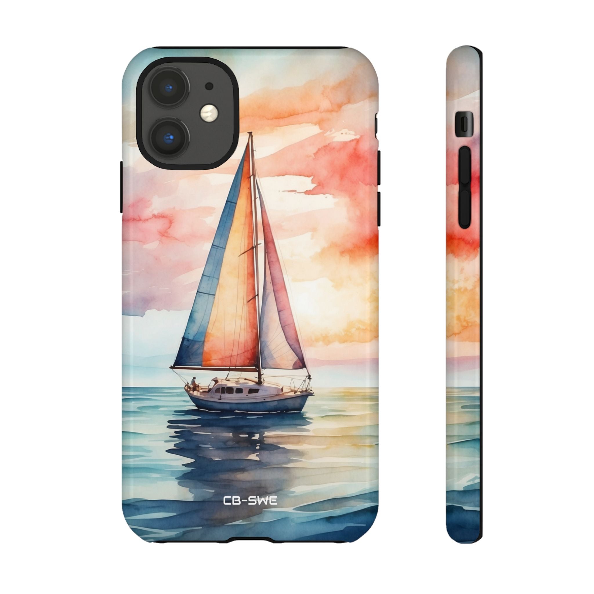 Sailboat Glides Calm - iPhone Case