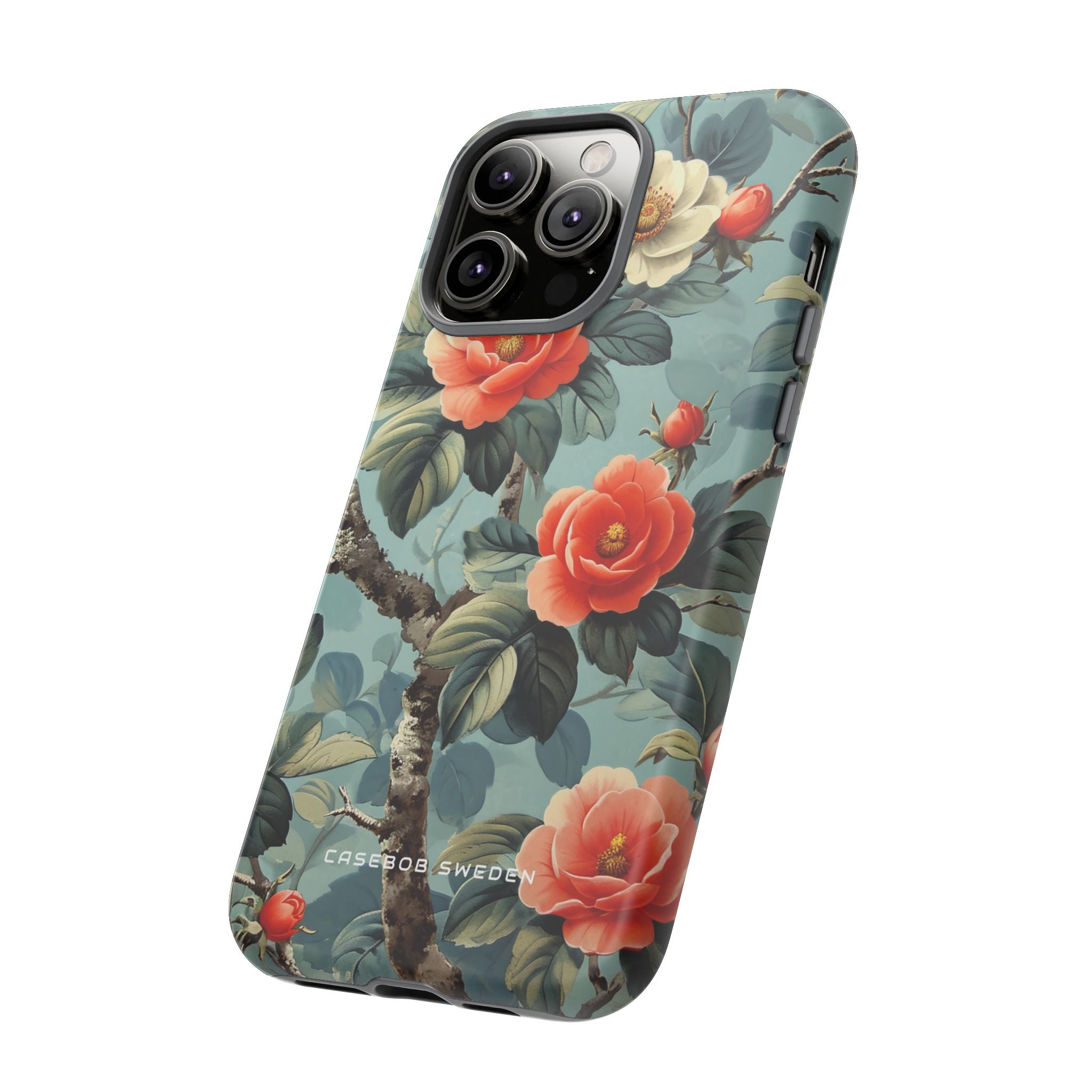 Vintage Floral Romance iPhone 14 - Tough Phone Case