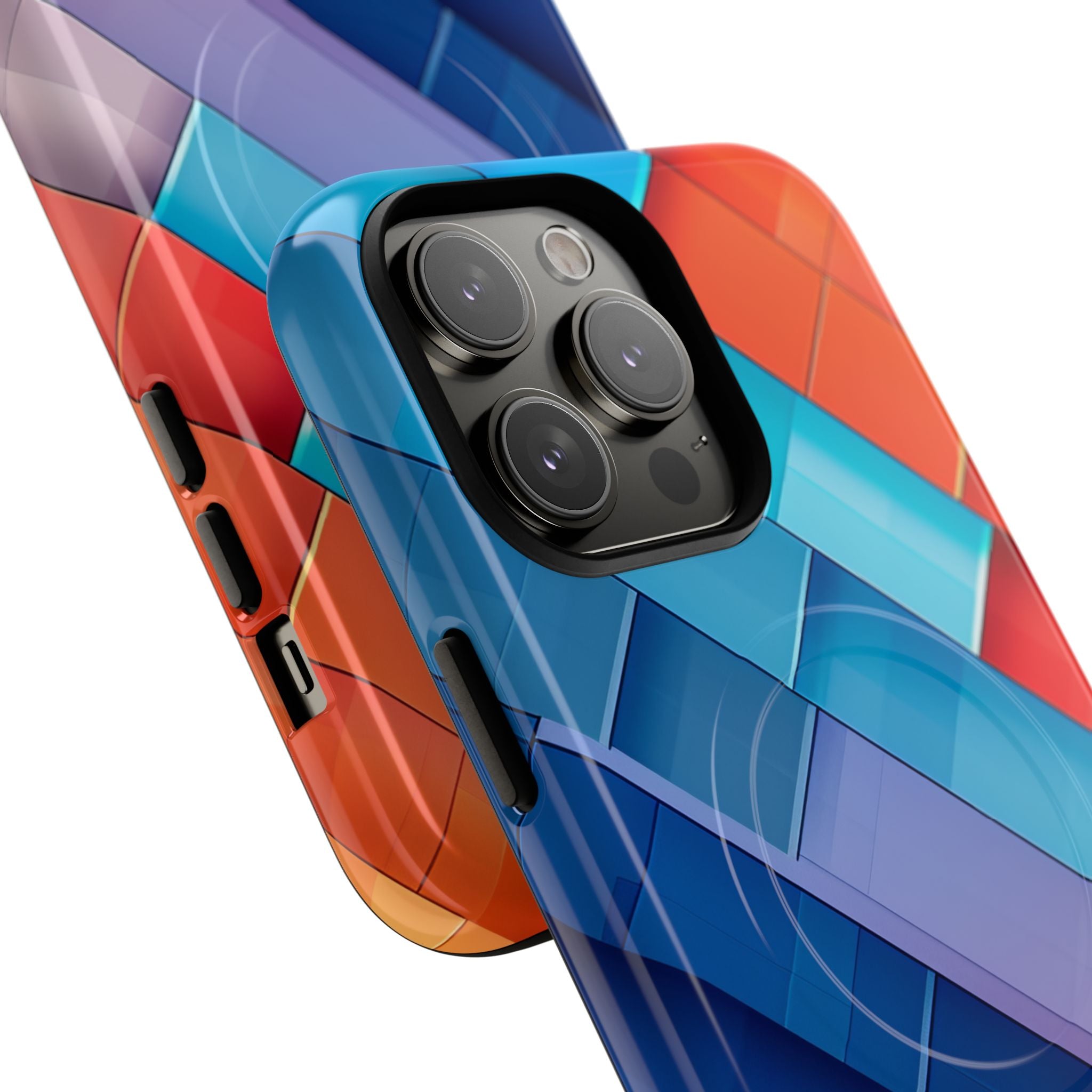 Vibrant GeoFlow iPhone 14 | Tough+ Phone Case