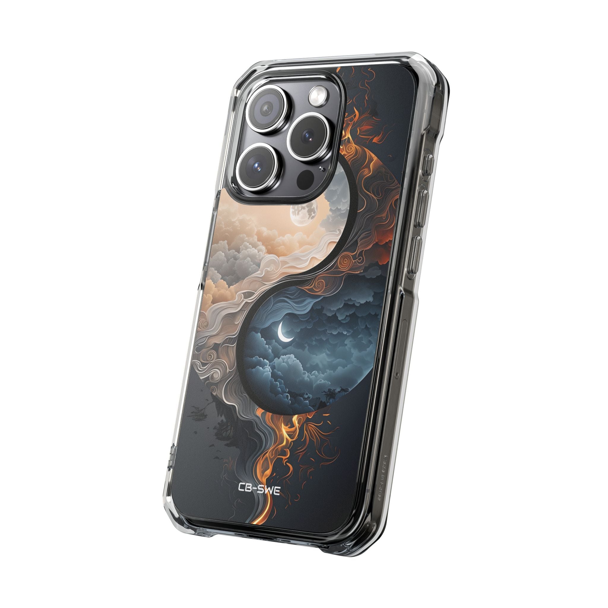 Moonlit Elemental Harmony iPhone Case - Impact