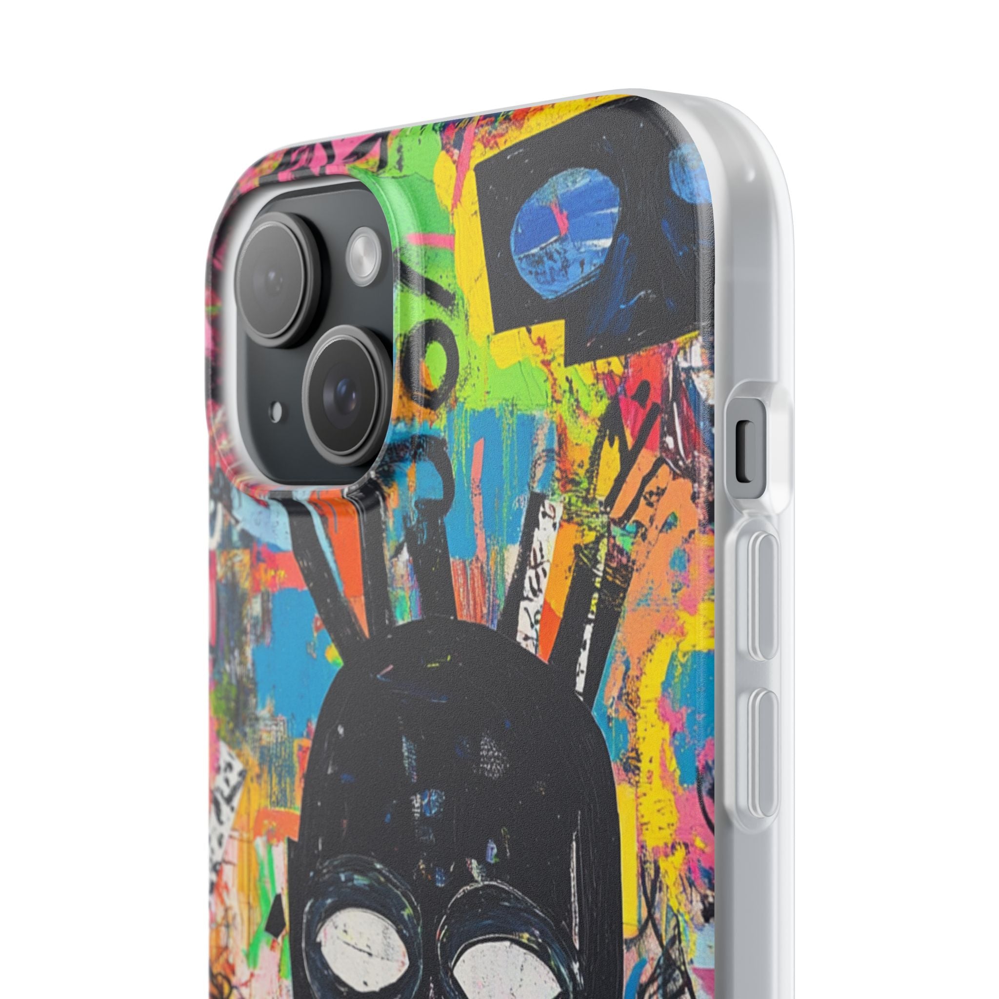 Skull Vortex iPhone 15 Plus Case - Soft