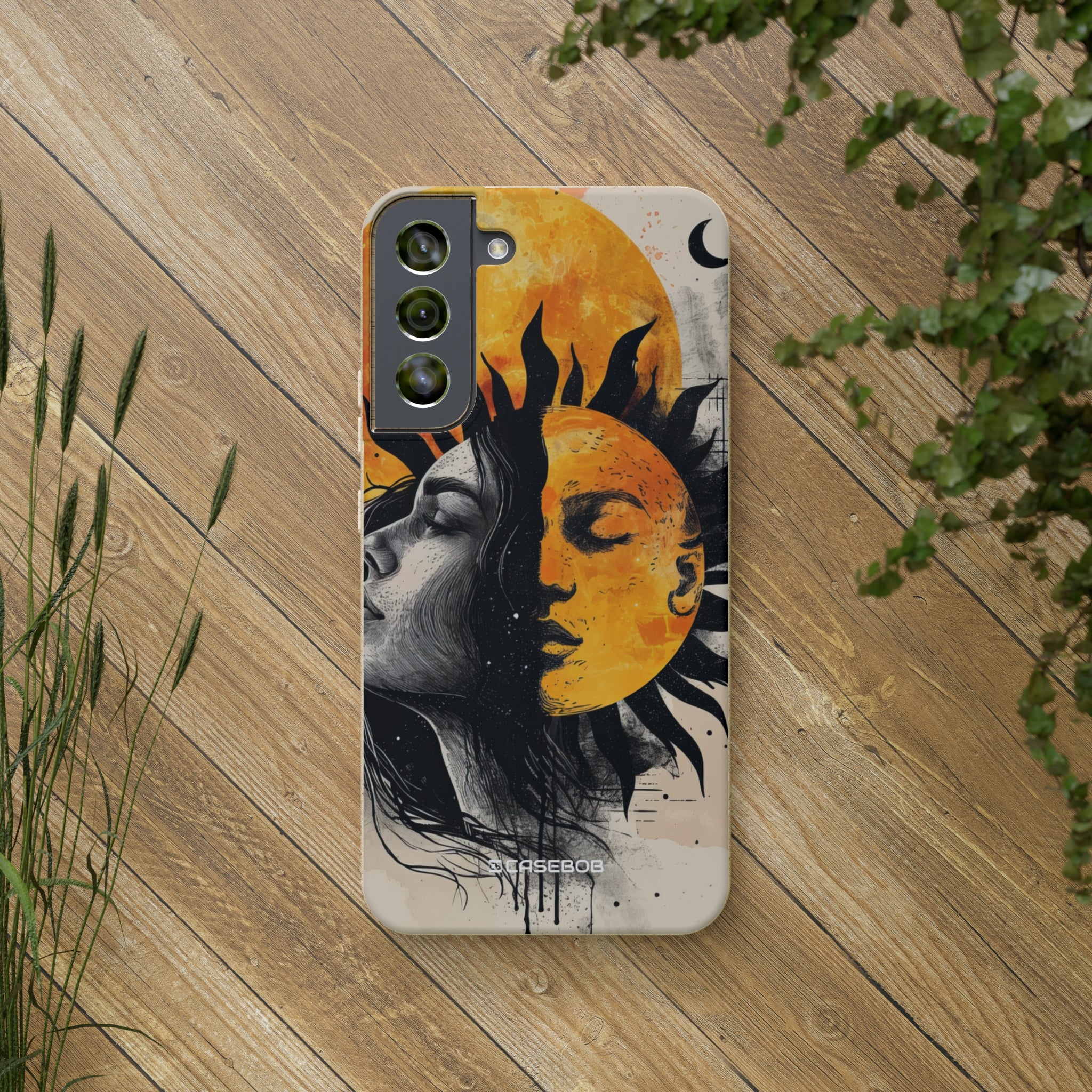 Sunlit Duality | Biodegradable Phone Case