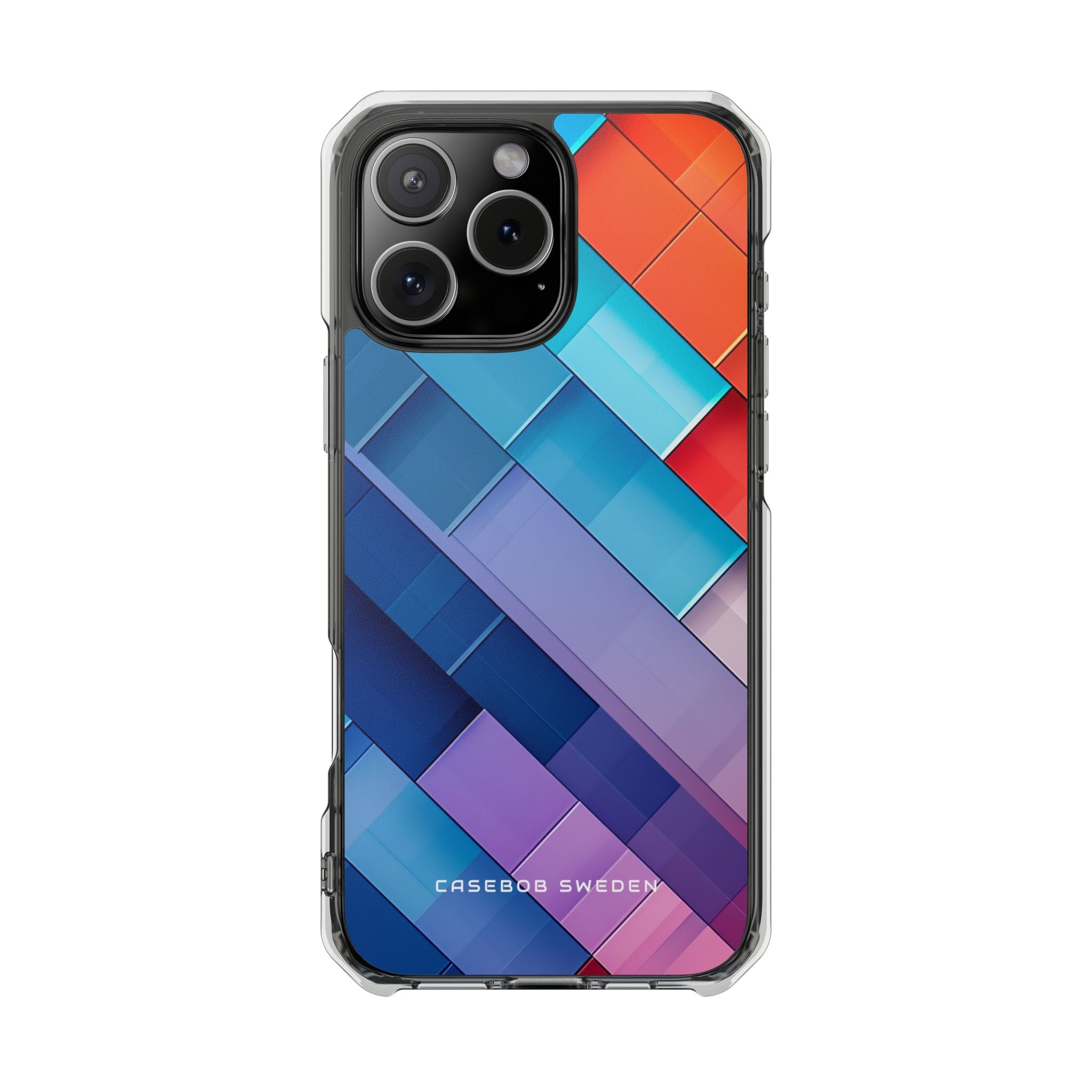 Vibrant GeoFlow iPhone 16 - Clear Impact Phone Case