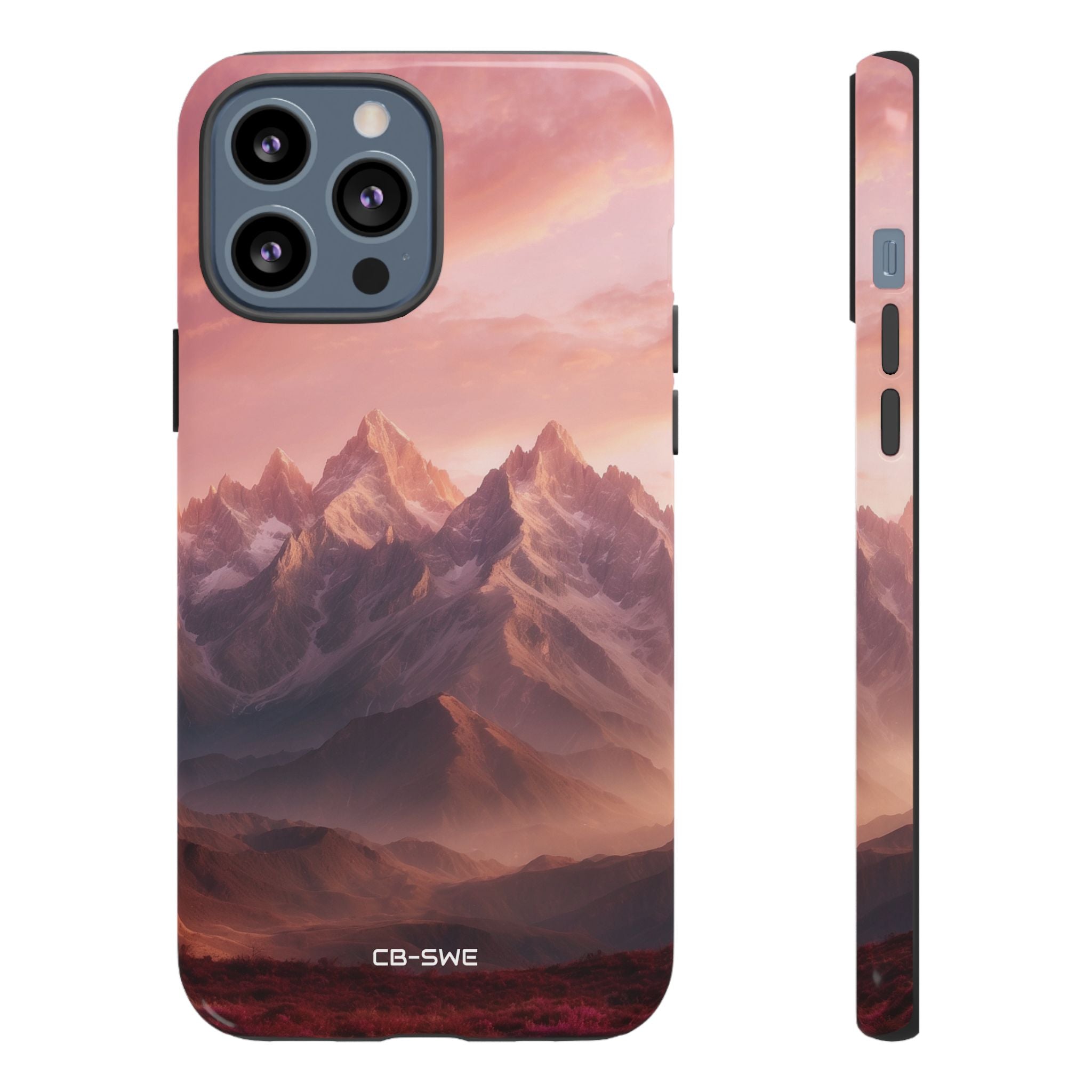 Vibrant Peaks Emerge - iPhone Case