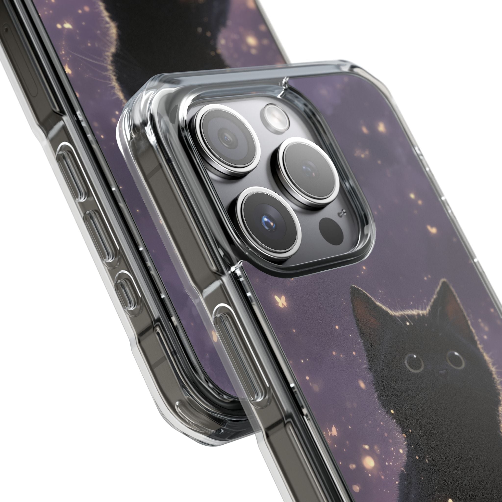Whimsical Cat Soars iPhone Case - Impact