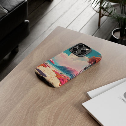 Vibrant Umbrellas Stand - iPhone Case