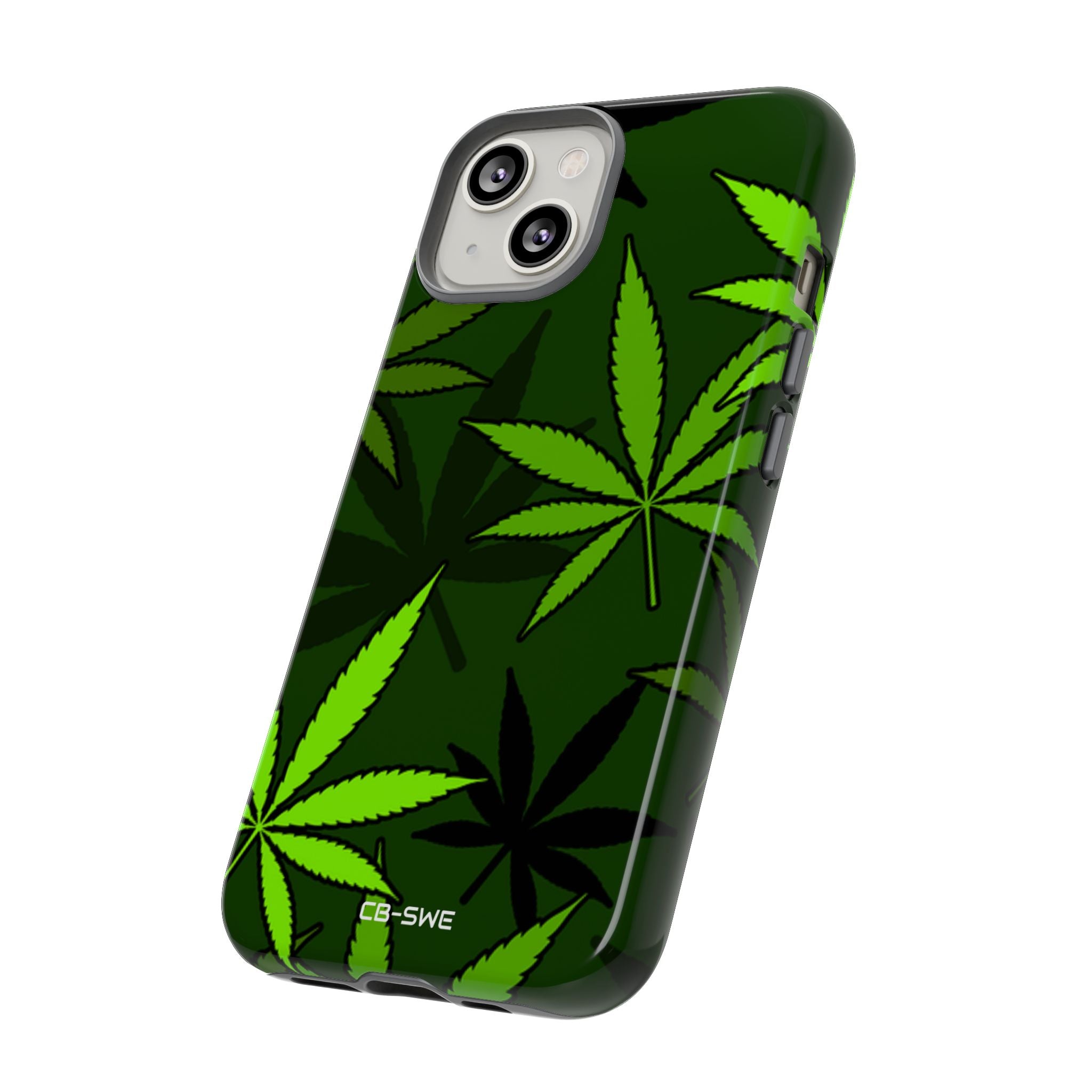Green Leaf Symmetry - iPhone Case
