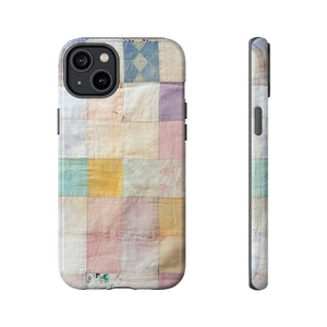 Pastel Quilt Patchwork - Protective Phone Case