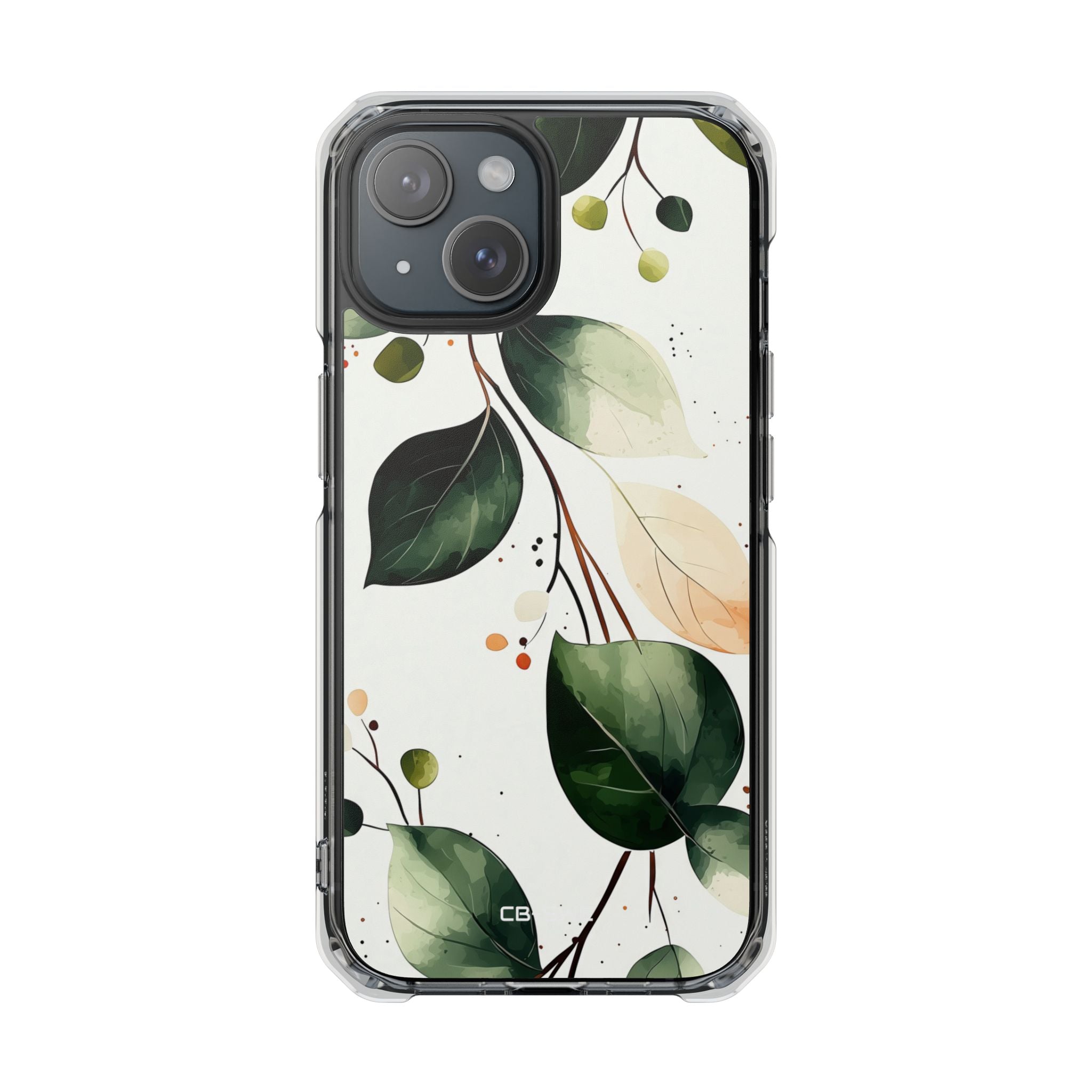 Botanical Leaf Arrangement iPhone Case - Impact