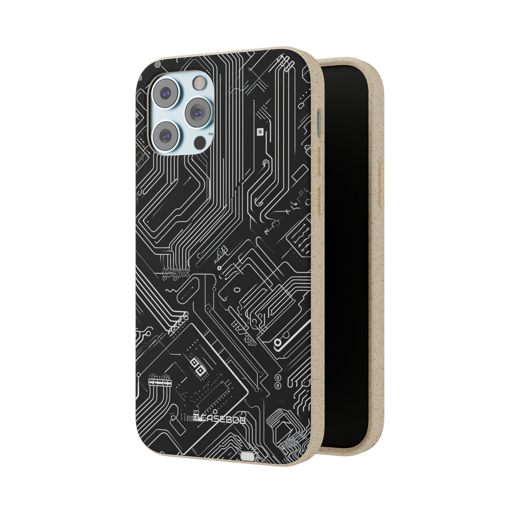 Cyber Circuitry Art | Biodegradable Phone Case