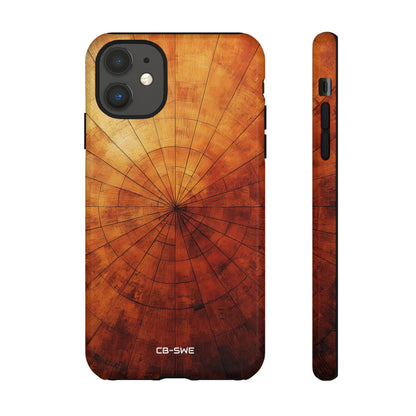 Warm Wood Swirls - iPhone Case