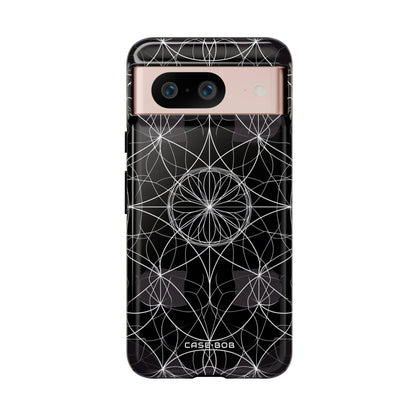 Radiant Petal Orbit Google Pixel 8 Case - Tough