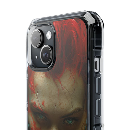 Spiked Ember Eyes iPhone 15 Case - Impact