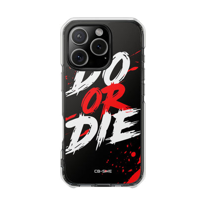 Intense Typography Contrast iPhone Case - Impact