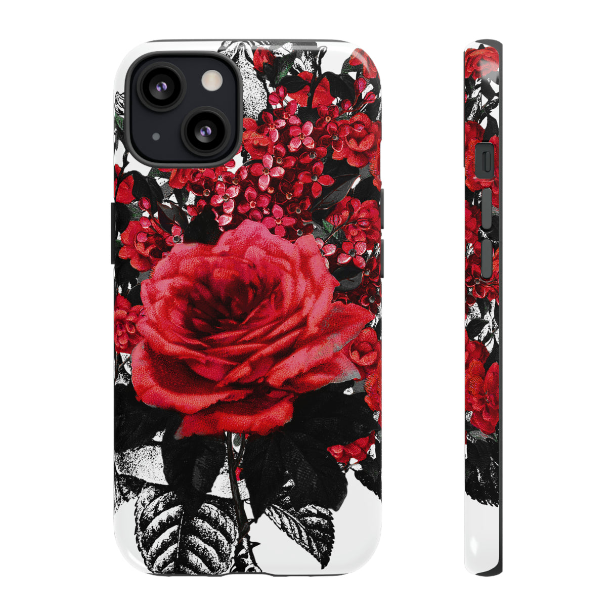 Rola Rose Gothic Flower - Protective Phone Case