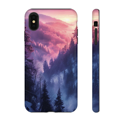 Forest Mountain Pastel Dream - Protective Phone Case